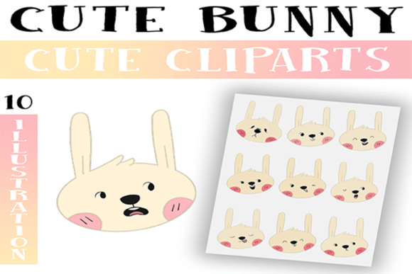 Download Cute Bunny Clipart Png / Commercial Use - Cute Collection