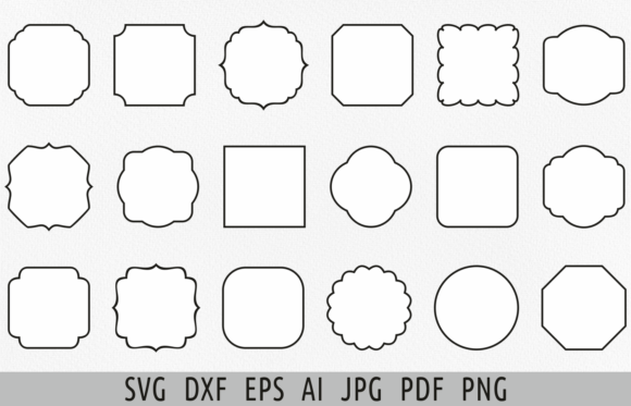 Download Label Shapes Svg Custom Label Svg Bundle - Shape Collection