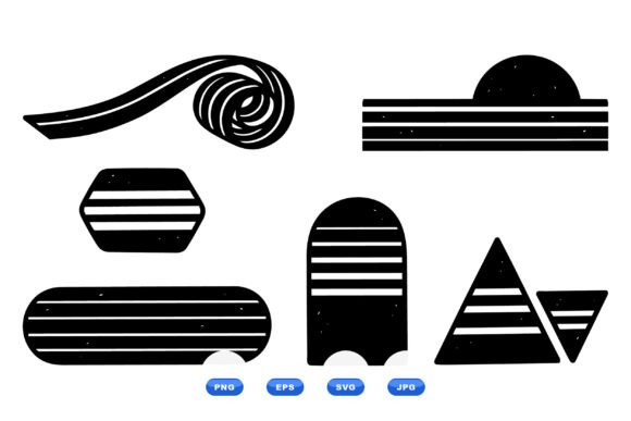 Download Geometric Retro Shape Collection - Shape Collection