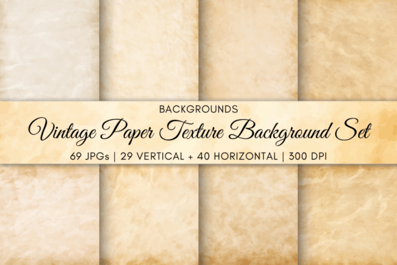 Download Vintage Paper Texture Background Set - Background set Collection