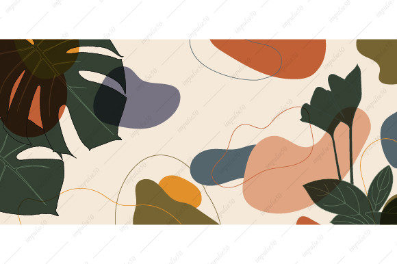 Download Abstract Organic Retro Shape of Leaf - Shape Collection