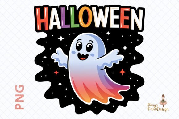Download Cute Halloween Ghost Sublimation PNG - Cute Collection