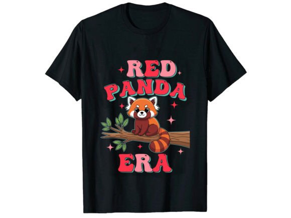 Download Cute &amp; Retro Vibes Red Panda T-shirt - Cute Collection